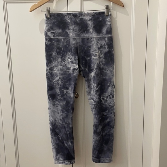 lululemon athletica Pants - Lululemon Gray/Cream Wunder Under Legging-Lk New-6